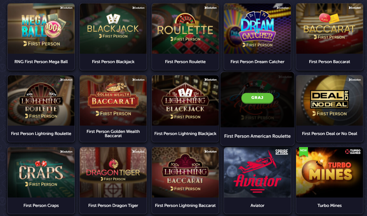 Automaty do gry w kasynie Vavada w Polsce